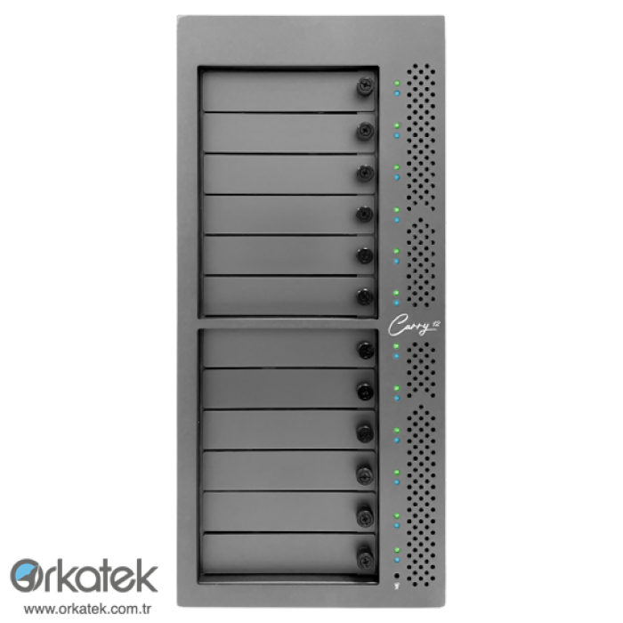 120TB Accusys Gamma Carry 12 Thunderbolt 3 Depolama Ünitesi