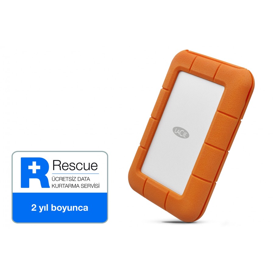 4TB LaCie STFR4000800 2.5" Usb 3.1 (Usb-C) Rugged Mini Taşınabilir Disk